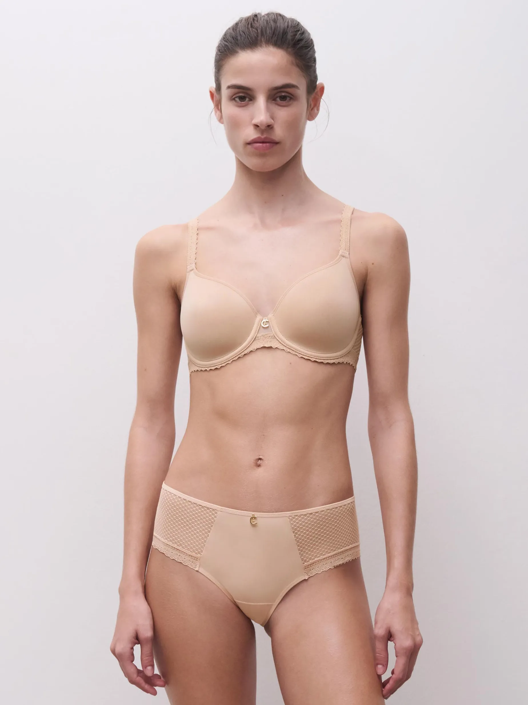 BH med bøjle - Golden Beige
