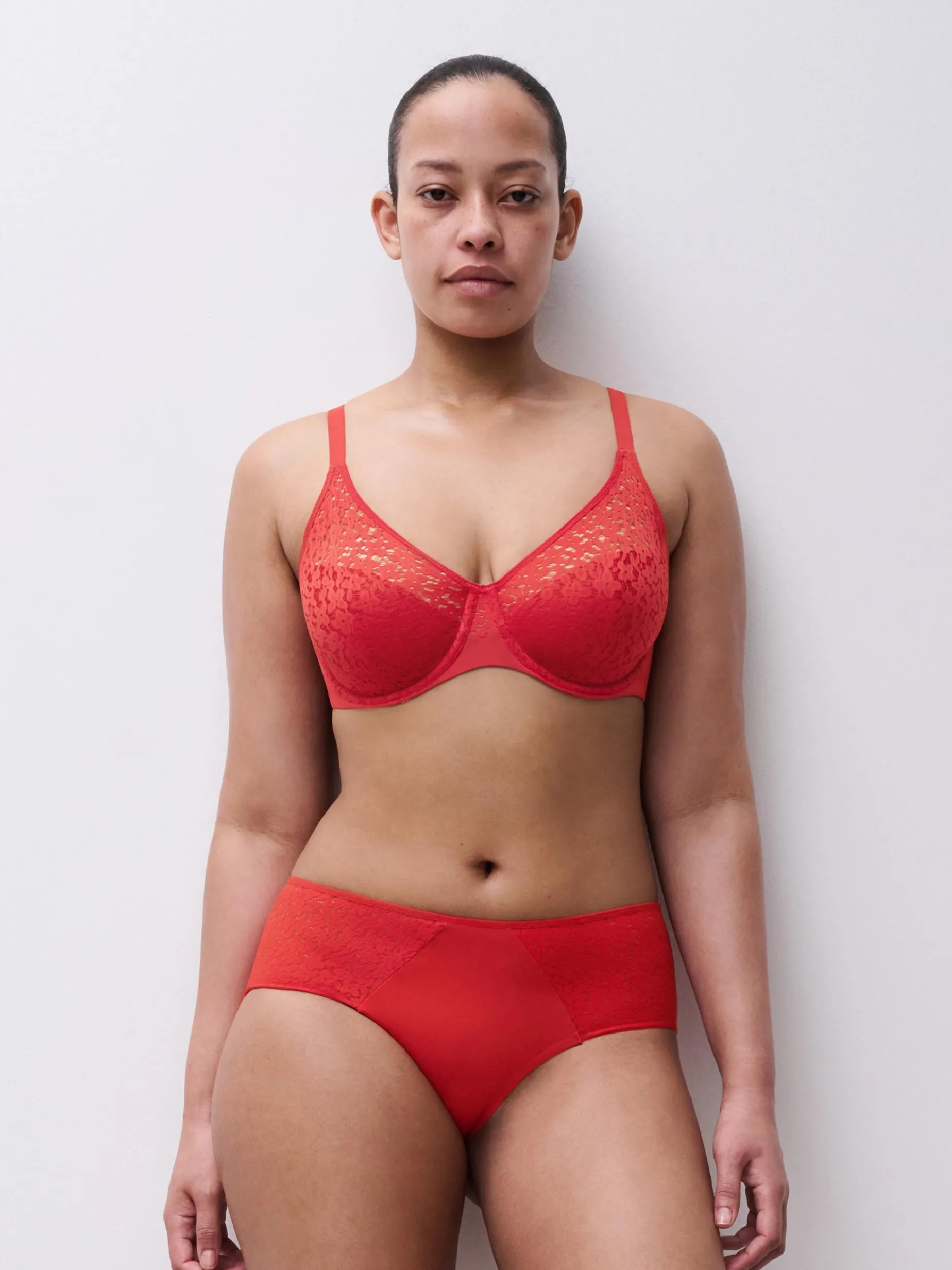 BH med bøjle - Poppy Red