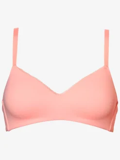 Bibi Forformet BH uden bøjle - Fluor Pink