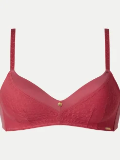 Bibi forformet bh uden bøjle - Garnet Rose