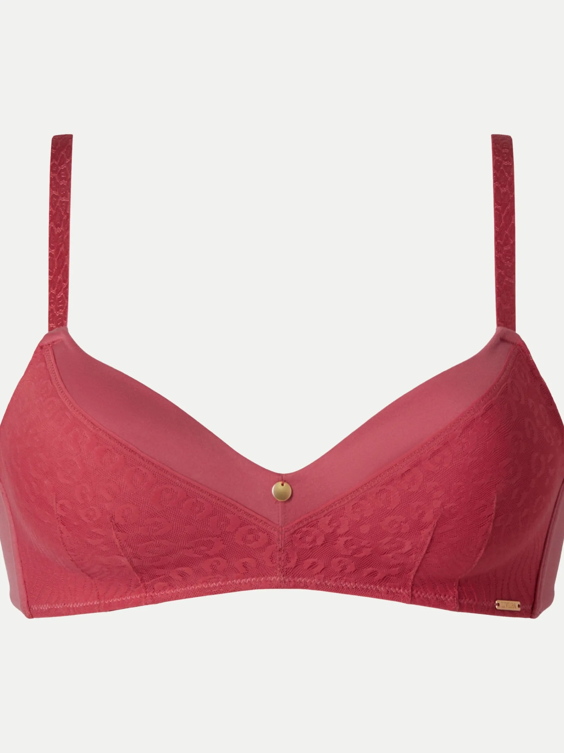 Bibi forformet bh uden bøjle - Garnet Rose