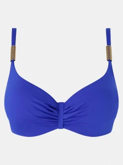 Bikini-top med bøjle - Bleu grec