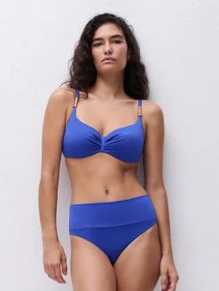 Bikini-top med bøjle - Bleu grec