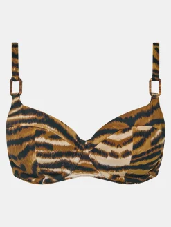 Bikini-top med bøjle - Tiger