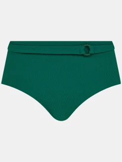 Bikiniunderdel med høj talje - Botanical Green