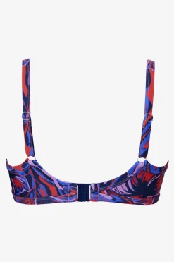 Bindi bikini-top med bøjle - Orange hibiscus