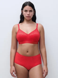 Bøjlefri BH - Poppy Red