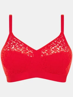 Bøjlefri BH - Poppy Red