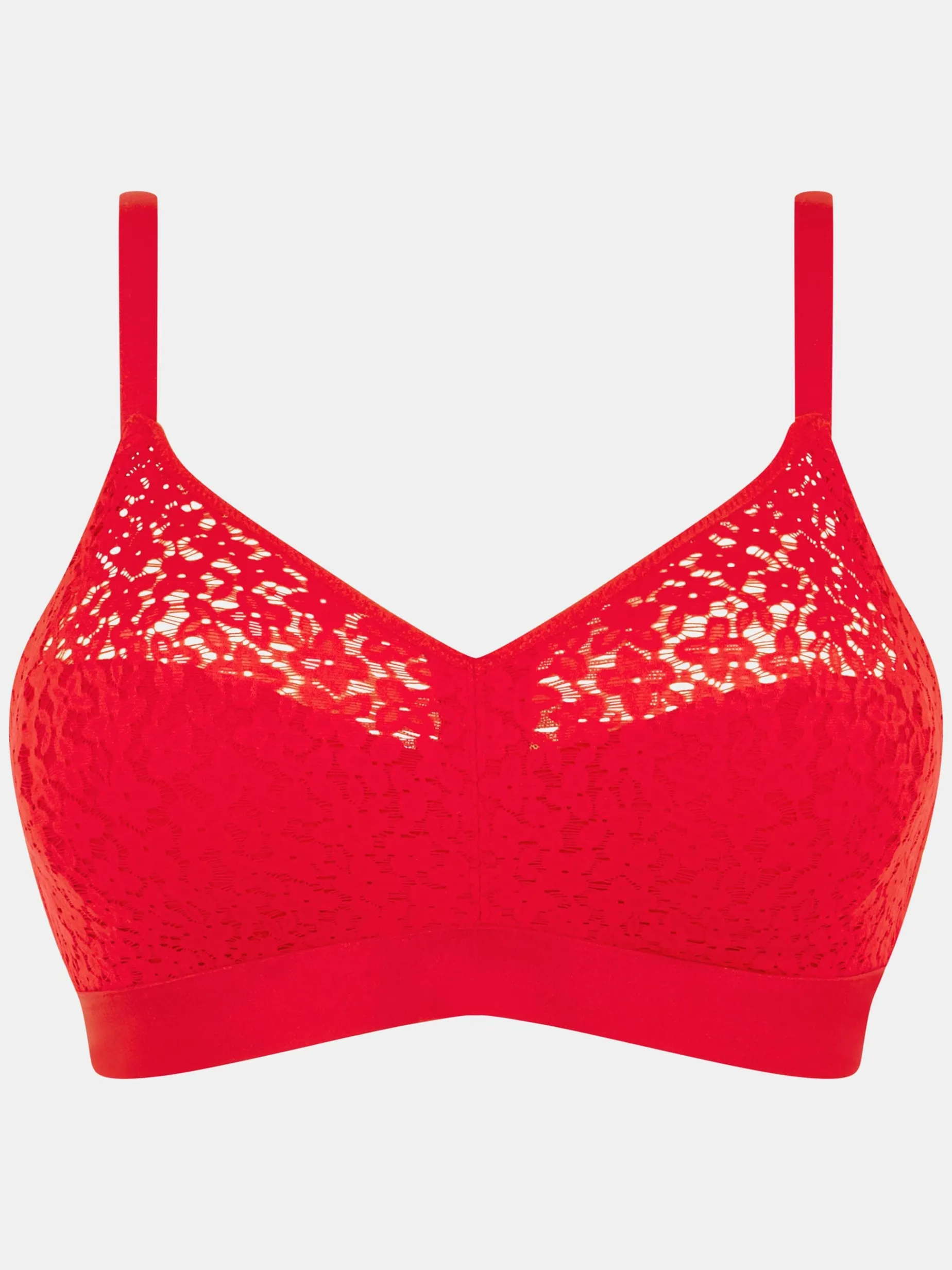 Bøjlefri BH - Poppy Red