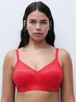 Bøjlefri BH - Poppy Red
