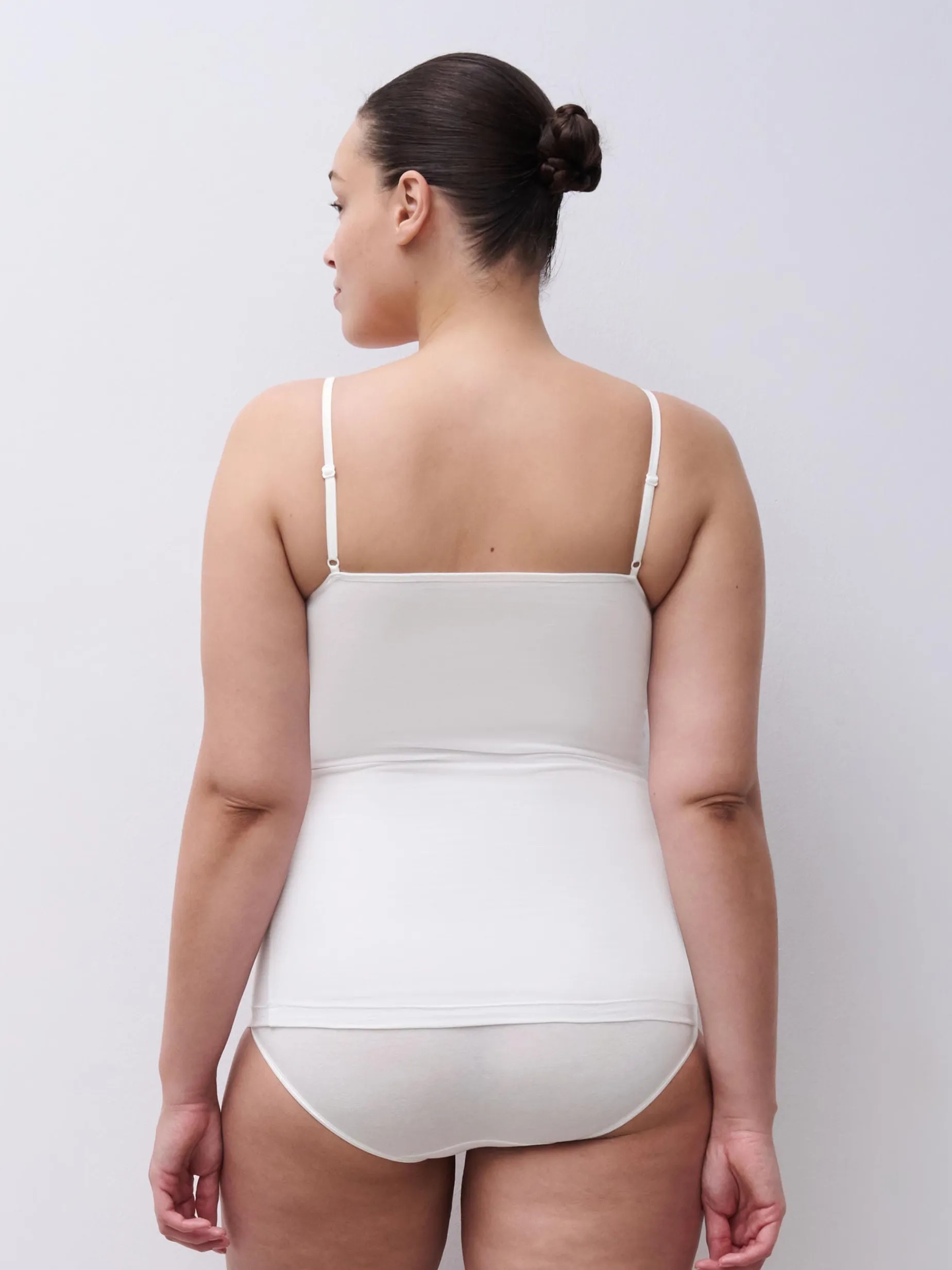 Chemise top - bomuld - White