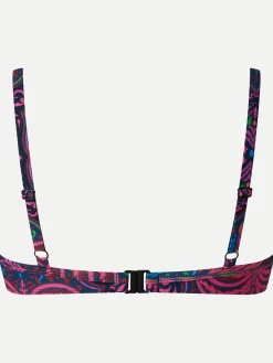 Donna bikini top - Pink Palm