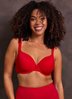 Forformet Lindsey BH - Poppy Red