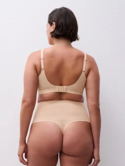 High waist Thong - Clay Nude