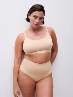 High waist Thong - Clay Nude