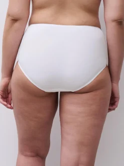 Høj talje slip - White