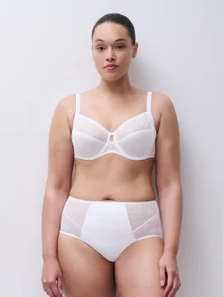 Høj talje slip - White