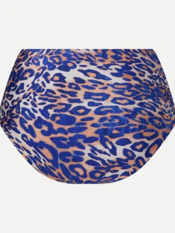 Højtaljet bikinitrusse - Wavy leopard