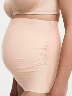 Højtaljet graviditetstrusse - Golden Beige