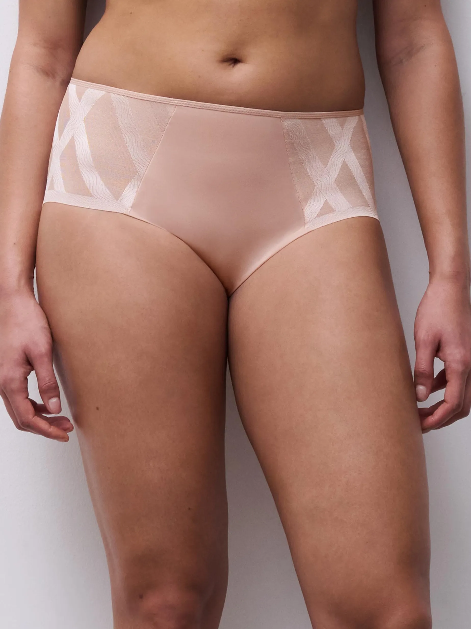 Høj talje trusser - Soft Pink