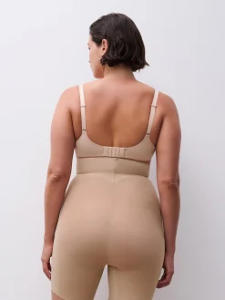 Højtaljet shaping shorts - Nude