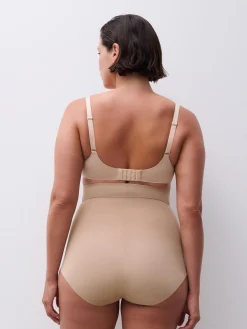 Højtaljet shaping trusse - Nude