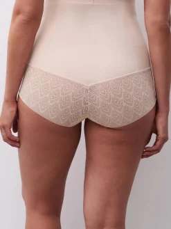Højtaljet shaping trusser - Golden Beige