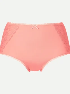 Højtaljet trusse - Fluor Pink