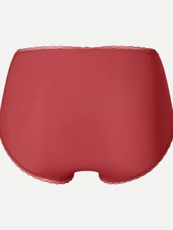 Højtaljet trusse - Garnet Rose