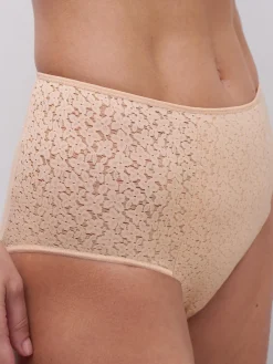 Højtaljet trusse - Golden Beige