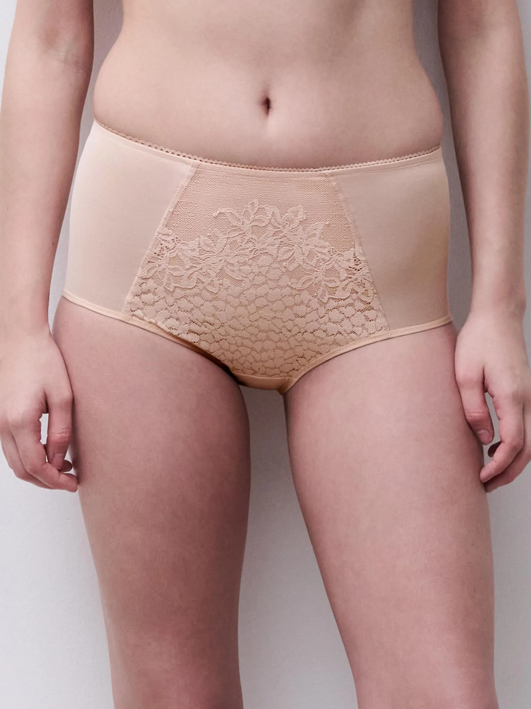 Højtaljet trusse - Golden Beige