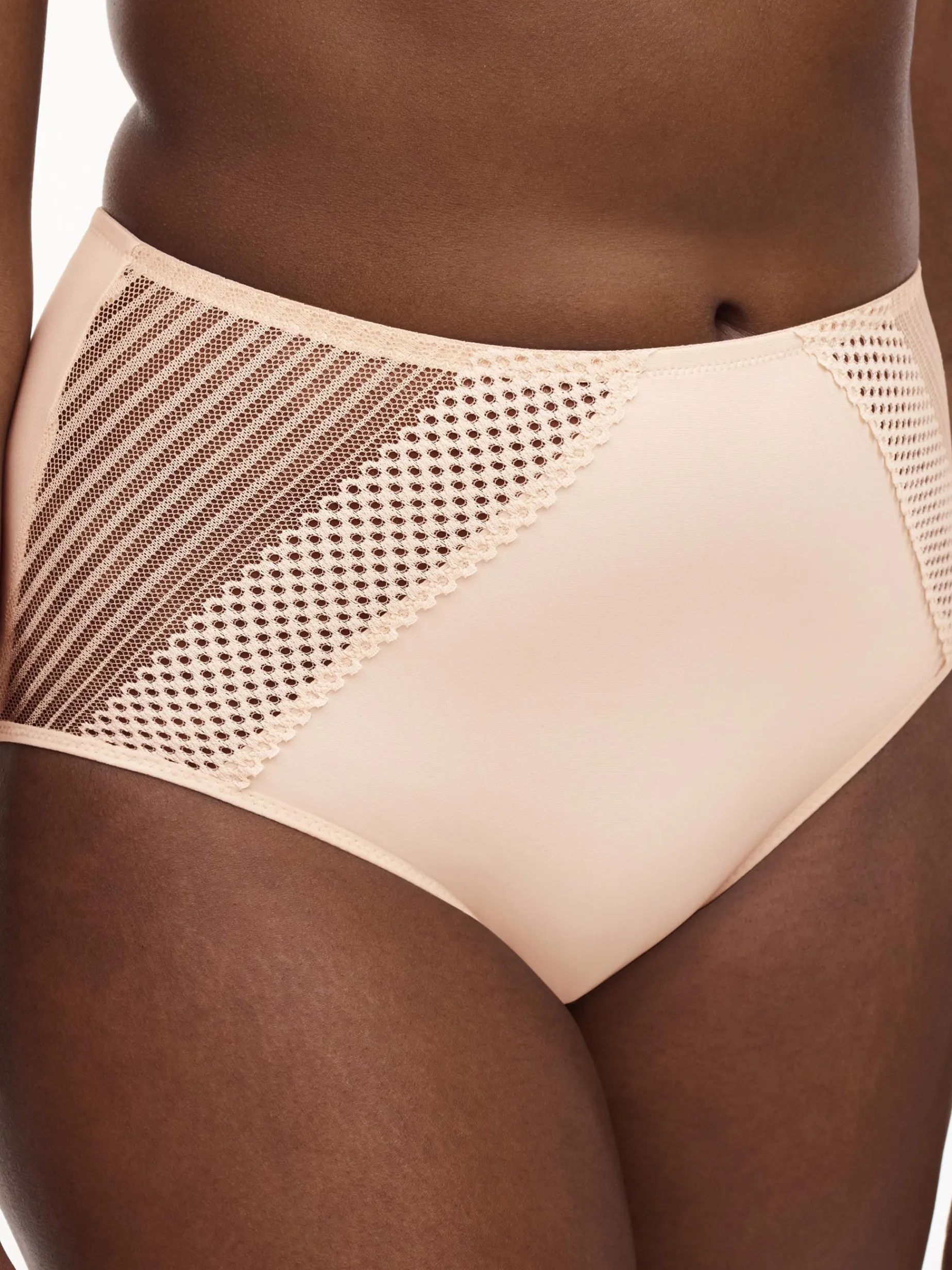 Højtaljet trusse - Golden Beige