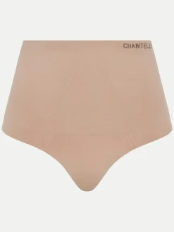 Højtaljet trusse med shaping effekt - Clay Nude