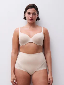 Højtaljet trusse med shaping effekt - Golden Beige