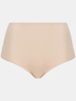 Højtaljet trusse - one size - Golden Beige