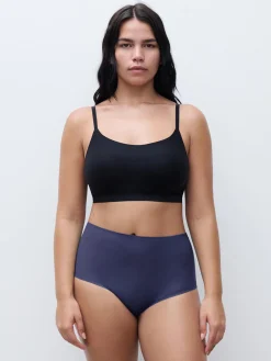 Højtaljet trusse - one size + - Marine Blue