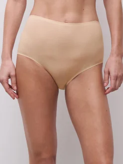 Højtaljet trusse - one size - Nude