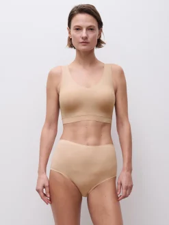 Højtaljet trusse - one size - Nude