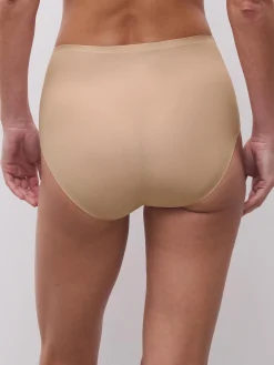 Højtaljet trusse - one size - Nude