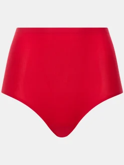 Højtaljet trusse - one size - Poppy Red