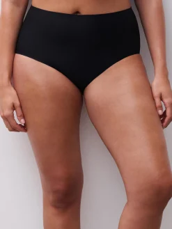 Højtaljet trusse - one size + - Sort