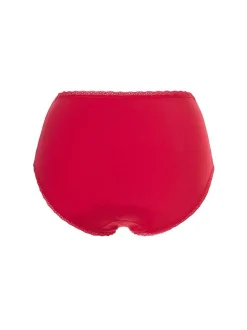 Højtaljet trusse - Passion Red