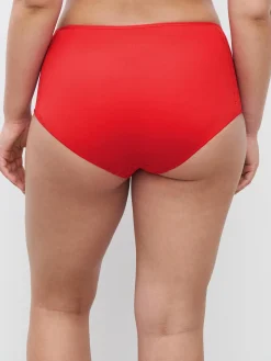 Højtaljet trusse - Poppy Red
