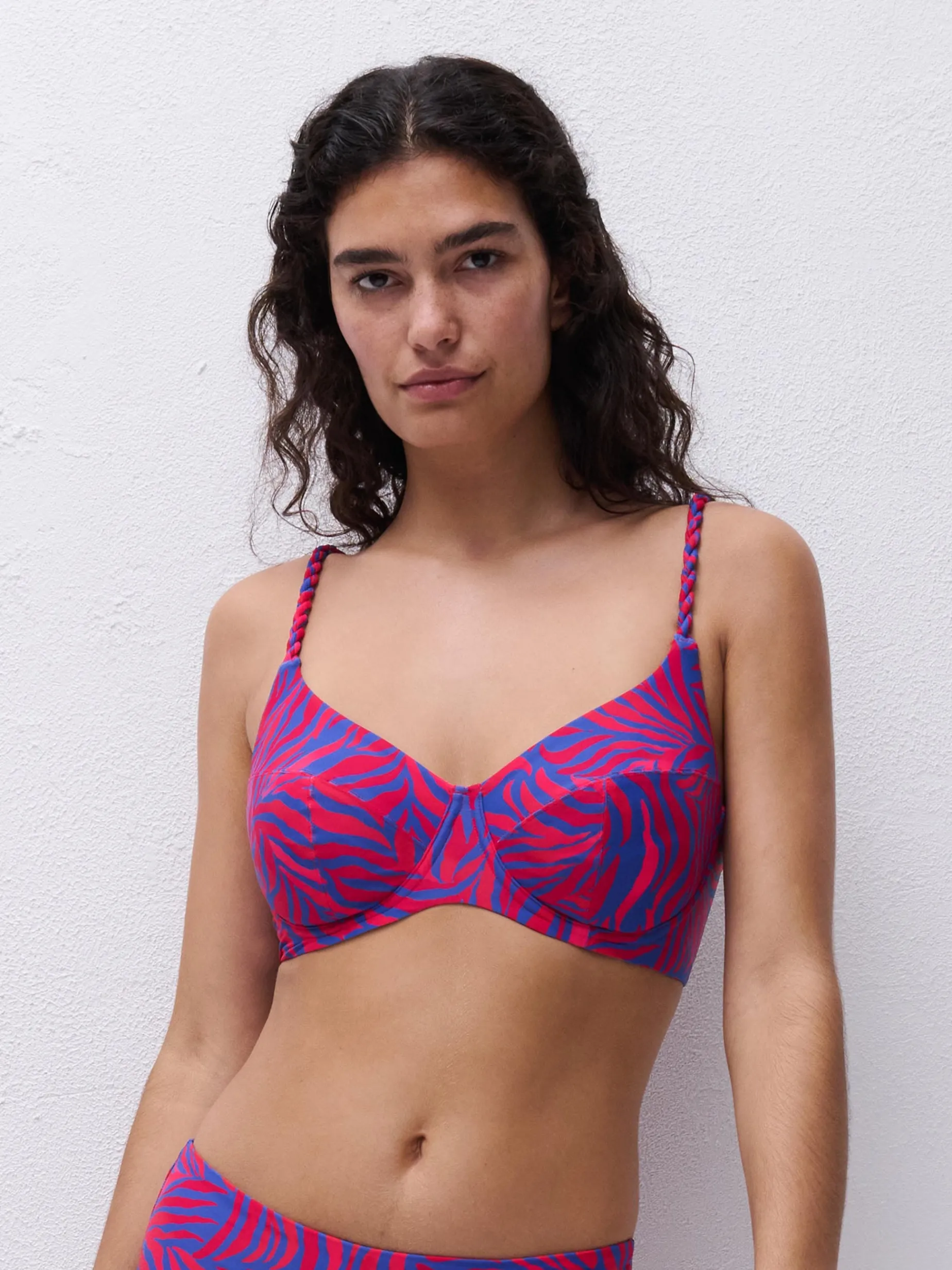 Ikke formstøbt bikinitop - Berry Jungle