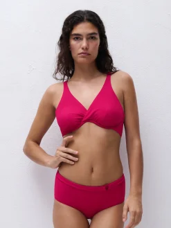 Ikke formstøbt bikinitop - Berry Magenta