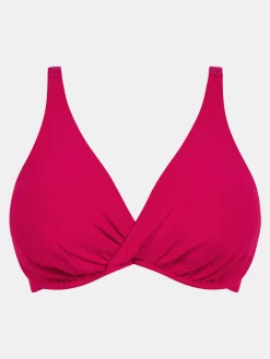 Ikke formstøbt bikinitop - Berry Magenta