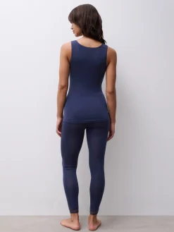 Juliana Singlet - 100% merinould - Danube Blue