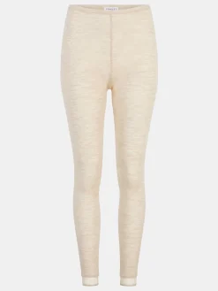 Leggings - 100% merinould - Heather nude