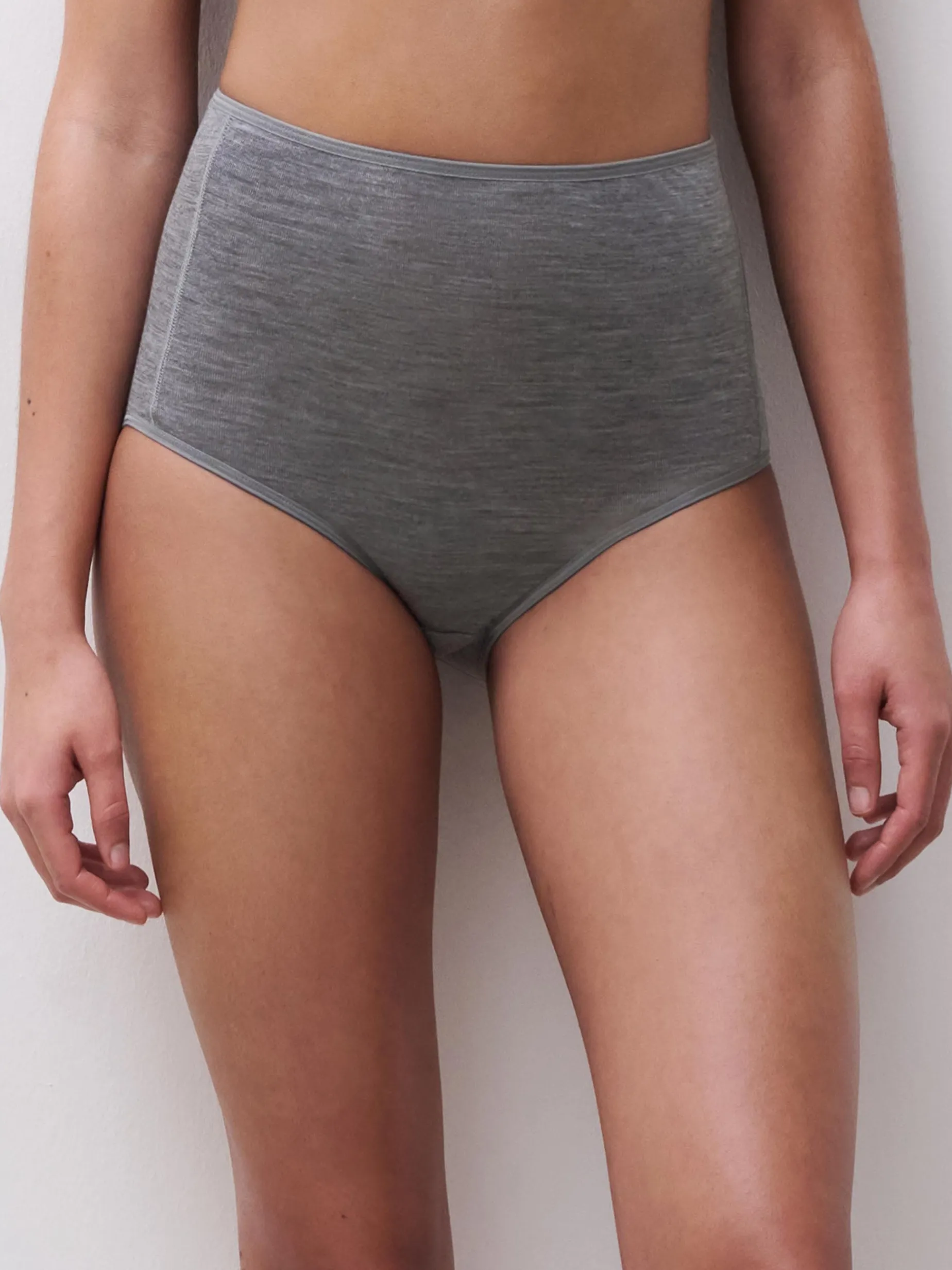Maxi trusse - 100% merinould - Heather grey