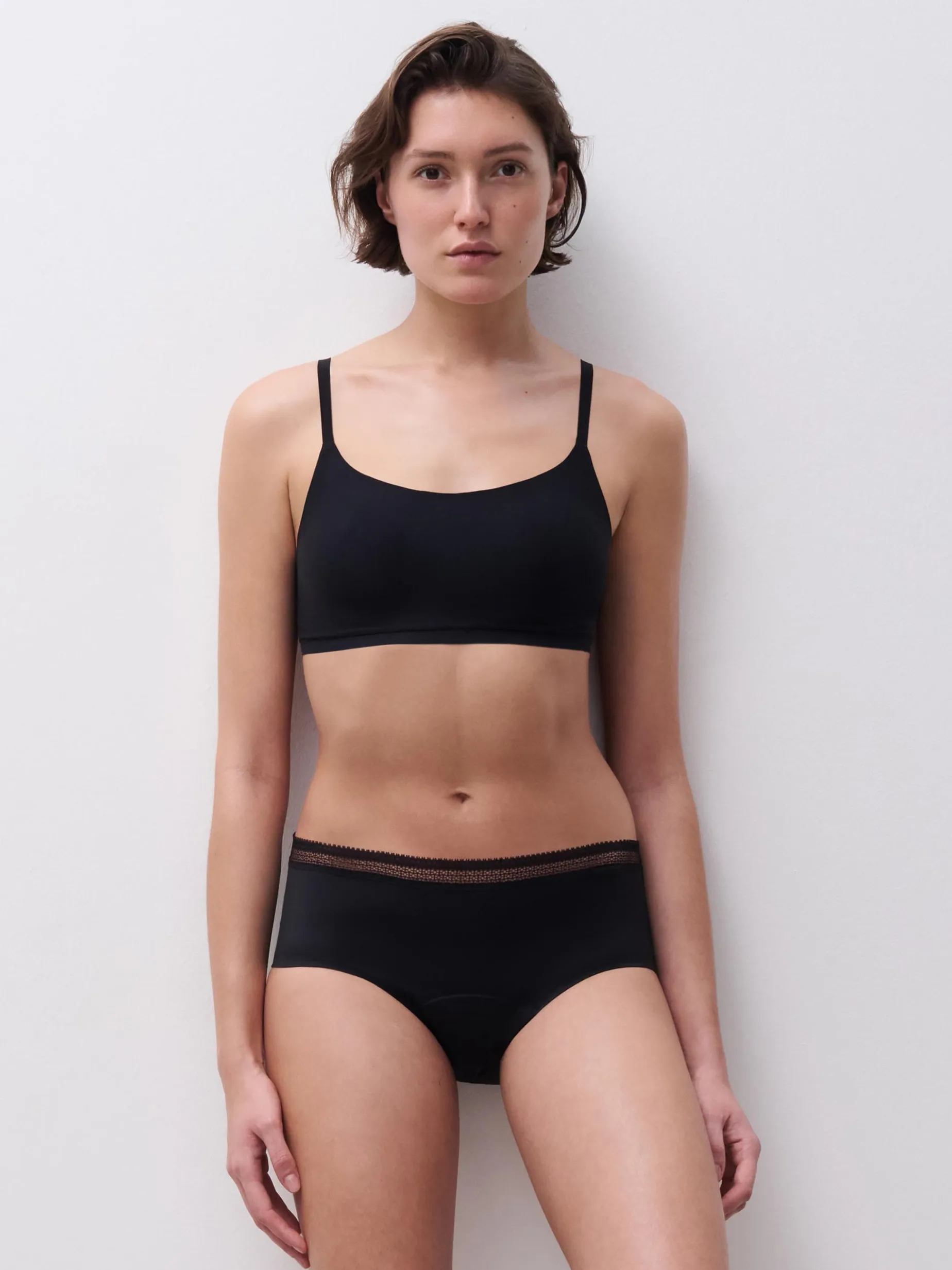 Menstruationstrusse hipster - Sort